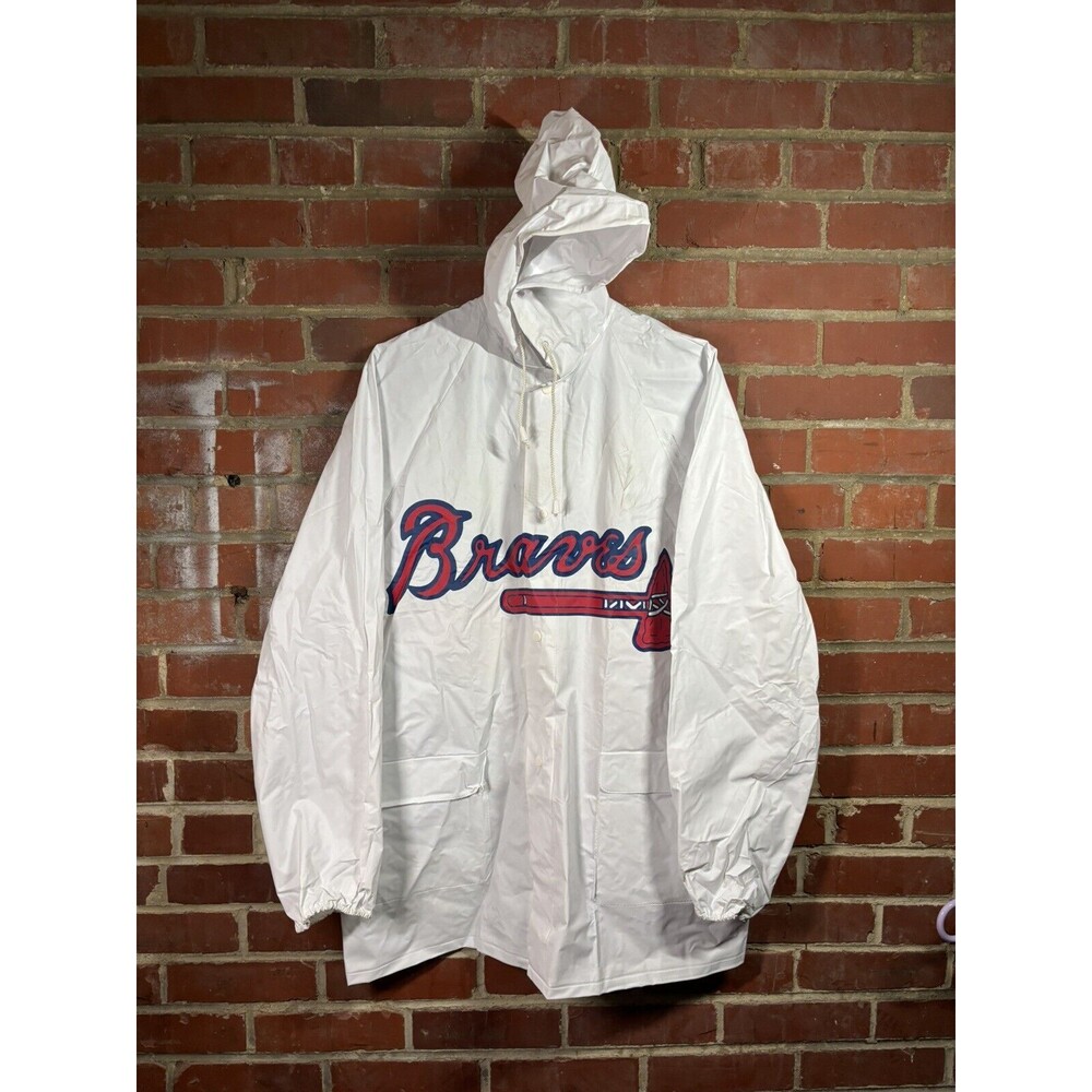 Vintage Richmond Braves Vinyl Raincoat Kellogg’s Ukrop’s K95 One Size Only